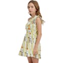 Abstract-pattern Kids  One Shoulder Party Dress View3