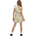 Abstract-pattern Kids  One Shoulder Party Dress View4