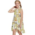 Abstract-pattern Kids  Frill Swing Dress View2