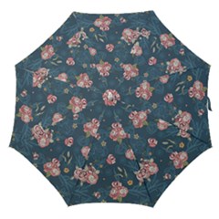 Vintage Flowers Pattern Straight Umbrellas