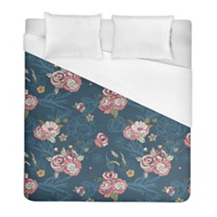 Vintage Flowers Pattern Duvet Cover (full/ Double Size)