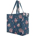 Vintage Flowers Pattern Canvas Travel Bag View2