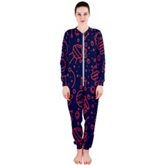 Seamless Space Pattern Onepiece Jumpsuit (ladies)