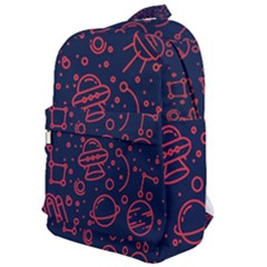 Seamless Space Pattern Classic Backpack