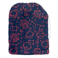 Seamless Space Pattern Drawstring Pouch (3xl)