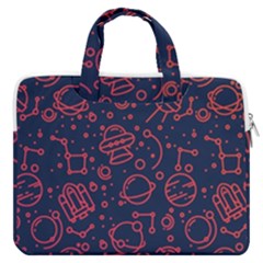 Seamless Space Pattern Macbook Pro13  Double Pocket Laptop Bag