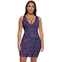 Seamless Space Pattern Draped Bodycon Dress View1