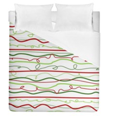 Scribble-pattern Duvet Cover (queen Size)