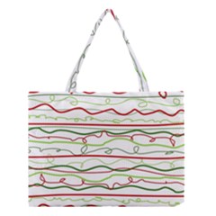 Scribble-pattern Medium Tote Bag