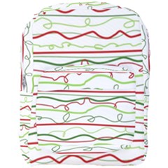 Scribble-pattern Full Print Backpack by Jancukart