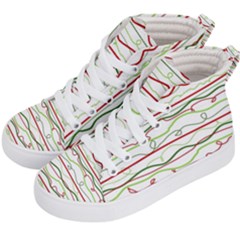 Scribble-pattern Kids  Hi-top Skate Sneakers by Jancukart