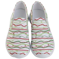 Scribble-pattern Men s Lightweight Slip Ons