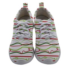 Scribble-pattern Athletic Shoes