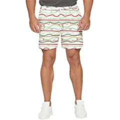 Scribble-pattern Men s Runner Shorts