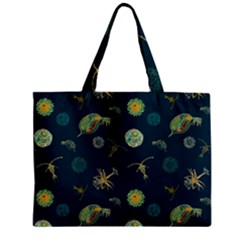 Plankton Pattern- Zipper Mini Tote Bag by Jancukart