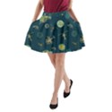 Plankton Pattern- A-Line Pocket Skirt View1