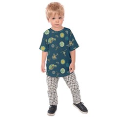 Plankton Pattern- Kids  Raglan Tee