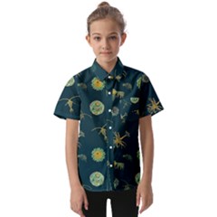 Plankton Pattern- Kids  Short Sleeve Shirt