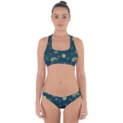 Plankton Pattern- Cross Back Hipster Bikini Set by Jancukart