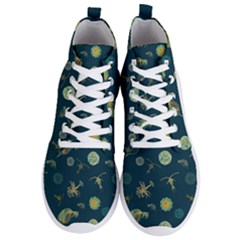 Plankton Pattern- Men s Lightweight High Top Sneakers by Jancukart