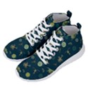 Plankton Pattern- Men s Lightweight High Top Sneakers View2