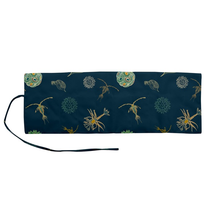 Plankton Pattern- Roll Up Canvas Pencil Holder (M)