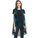 Plankton Pattern- Sleeveless Chiffon Waistcoat Shirt View1