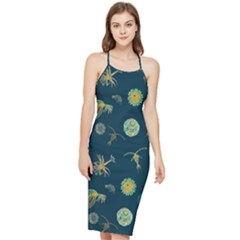 Plankton Pattern- Bodycon Cross Back Summer Dress