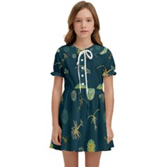 Plankton Pattern- Kids  Sweet Collar Dress