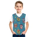 Mask Pattern Kids  Basketball Tank Top View1