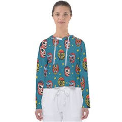 Mask Pattern Women s Slouchy Sweat