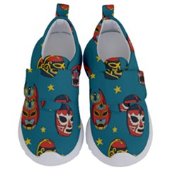 Mask Pattern Kids  Velcro No Lace Shoes