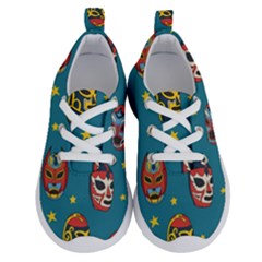 Mask Pattern Running Shoes