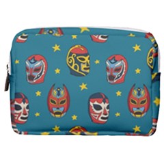 Mask Pattern Make Up Pouch (medium)