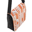 Tribal-pattern Flap Closure Messenger Bag (S) View2