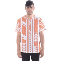 Tribal-pattern Men s Sport Mesh Tee