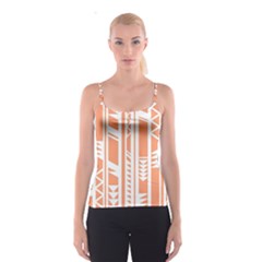 Tribal-pattern Spaghetti Strap Top