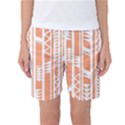 Tribal-pattern Women s Basketball Shorts View1