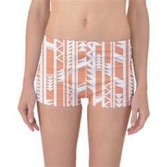 Tribal-pattern Boyleg Bikini Bottoms