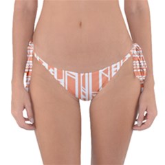 Tribal-pattern Reversible Bikini Bottom