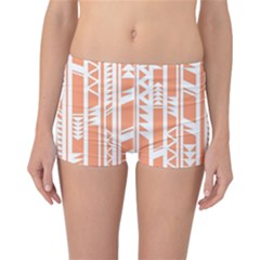 Tribal-pattern Reversible Boyleg Bikini Bottoms