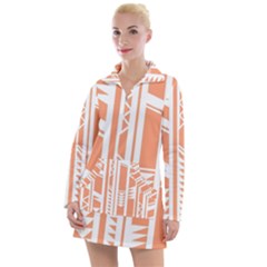 Tribal-pattern Women s Long Sleeve Casual Dress by Jancukart