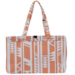 Tribal-pattern Canvas Work Bag