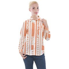 Tribal-pattern Women s Long Sleeve Pocket Shirt