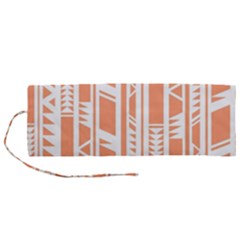 Tribal-pattern Roll Up Canvas Pencil Holder (m)