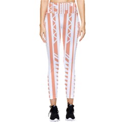 Tribal-pattern Pocket Leggings 