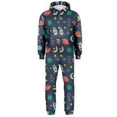 Cute-patterns- Hooded Jumpsuit (men)