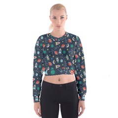 Cute-patterns- Cropped Sweatshirt