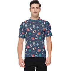 Cute-patterns- Men s Short Sleeve Rash Guard