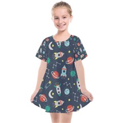 Cute-patterns- Kids  Smock Dress